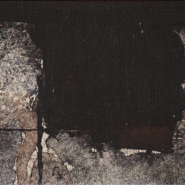 Crédit photo : Sans titre, 1966-67. Acrylique sur panneau de fibre de bois, 11,4 x 15,2 cm, Collection Madame Christiane Simoneau.